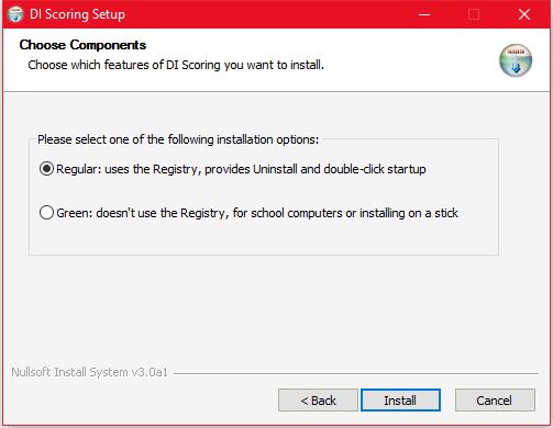 Select install type